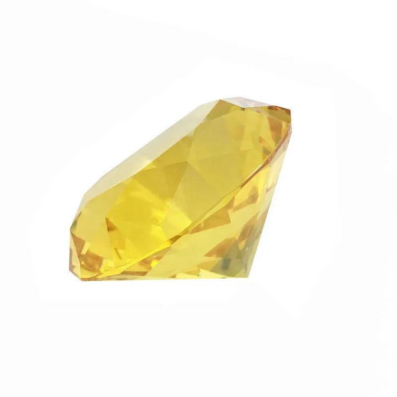 1 Piece All Colors 30mm/40mm/50mm Crystal Faceted Diamond Paperweight Table Decoration Mother's Day Gift Safe Package