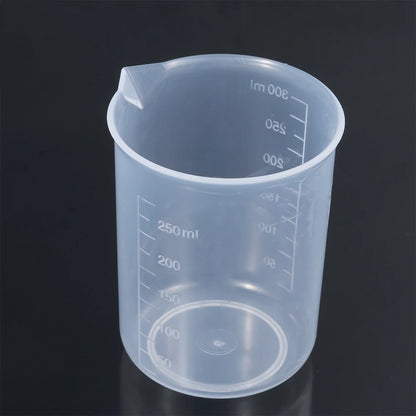 Measuring Cup Transparent Plastic Laboratory Beaker Graduated Liquid Jug Cup Kitchen Baking Cooking Measurement Scale Container