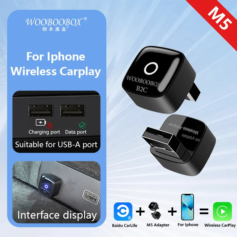 Baidu Carlife to Wireless Carplay System Screen Adapter From Car Life Conversion to Android Auto Part for Bestune t 33 eclipse