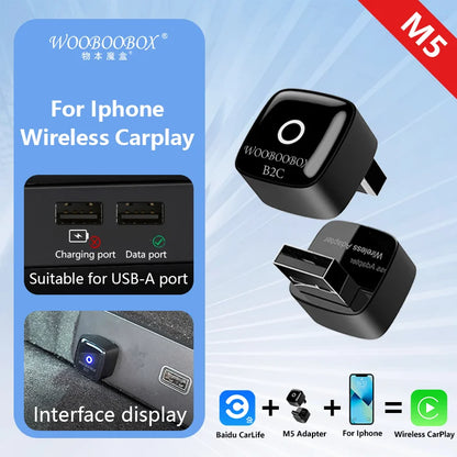 Baidu Carlife to Wireless Carplay System Screen Adapter From Car Life Conversion to Android Auto Part for Bestune t 33 eclipse