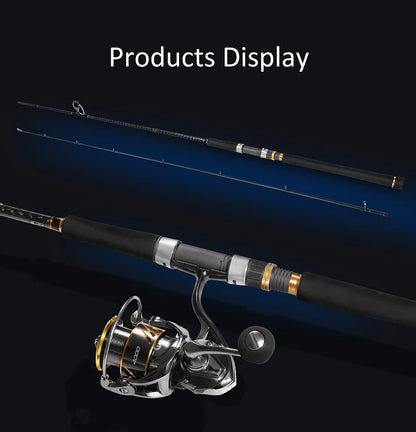 NOEBY Shore Jigging Fishing Rod 2.49m 2.75m 2.9m Fuji Guide Reel Seats Inshore Jigging Spinning Rod Saltwater Fishing Rod