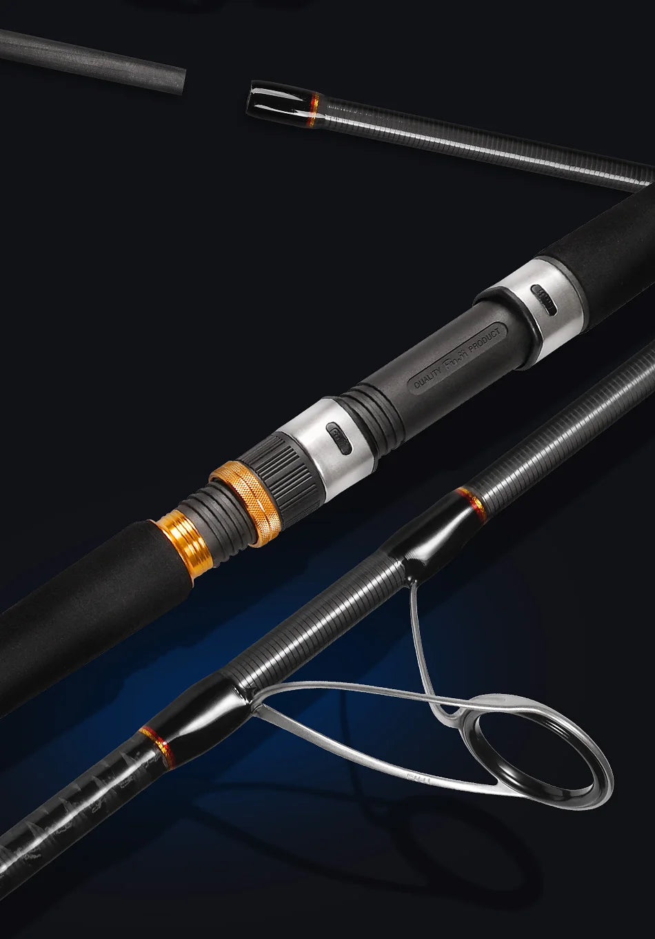 NOEBY Shore Jigging Fishing Rod 2.49m 2.75m 2.9m Fuji Guide Reel Seats Inshore Jigging Spinning Rod Saltwater Fishing Rod