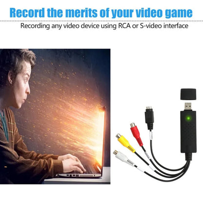 USB2.0 VHS To DVD Converter Convert Analog Video To Digital Format Audio Video DVD VHS Record Capture Card quality PC adapter