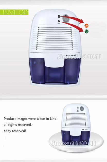 Portable Dehumidifier Air Purifier USB Mute Moisture Absorbers Air Dryer For Home Room Office Kitchen Deodorizer Dryer