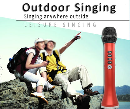 XIAOKOA L-698 15W Wireless Karaoke Microphone Bluetooth Speaker 4000mah 2in1 Handheld Sing&Recording KTV Player for iOS/Android