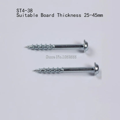 Stock ! Hot 200PCS/lot High Strength ST4-38 Self-tapping Screw Self Tapping Screws for Pocket Hole Jig