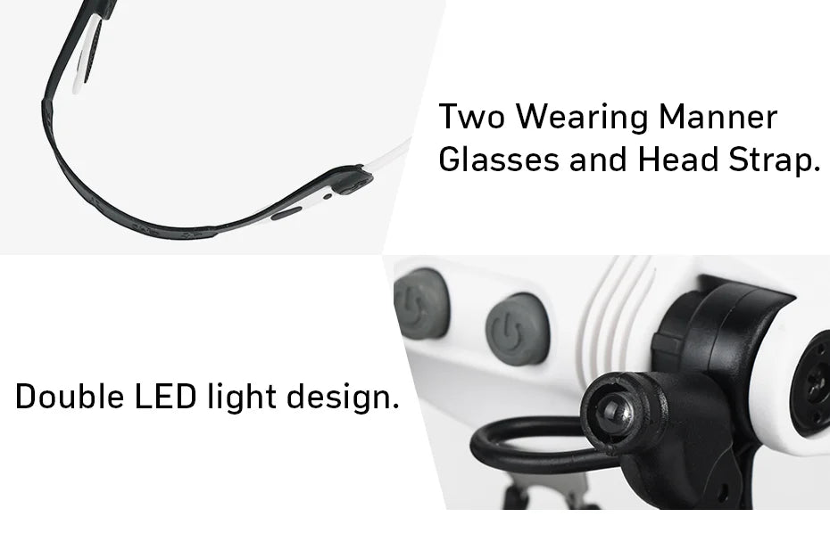 Magnifying Glasses 10X 15X 20X 25X 2LED Light Lamp Head Loupe Jeweler Headband Magnifier Eye Glasses Optical Glass Tool Repair