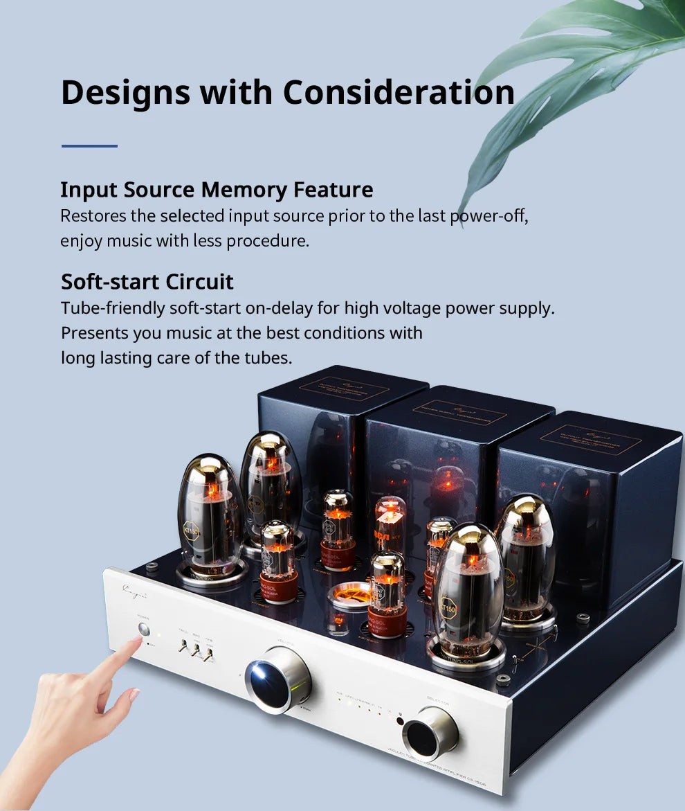CS-150A Tungsol KT150 High Power Vaccum Tube Integrated Amplifier