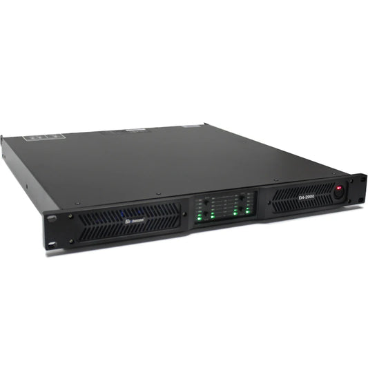D4-2000 4 Channel High Power Mos 1u Digital Class d Audio Live Sound Amp Aluminium case Professional Amplifier