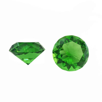 1 Piece All Colors 30mm/40mm/50mm Crystal Faceted Diamond Paperweight Table Decoration Mother's Day Gift Safe Package