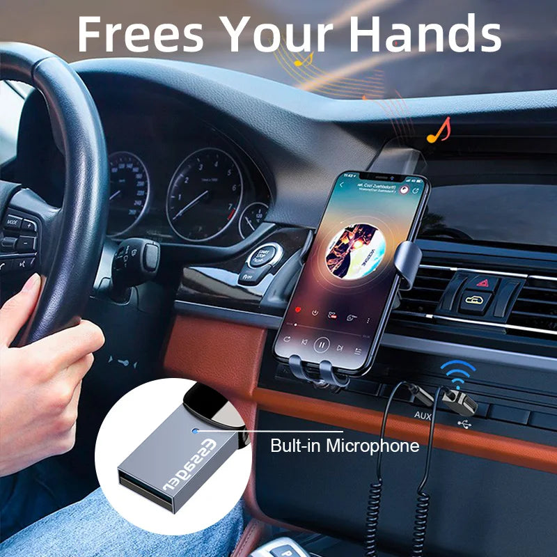 Essager Bluetooth-compatible Car Audio Cable Transmitter Wireless Receiver Car AUX 3.5mm Jack Adapter Cable Speaker Transmitter