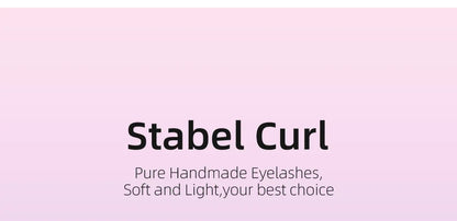 AGUUD Matte Dark Black Ellipse Flat Lashes 0.15 0.20 B C CC D DD Double Split Tip Individual Flat False Eyelashes Makeup Cilia