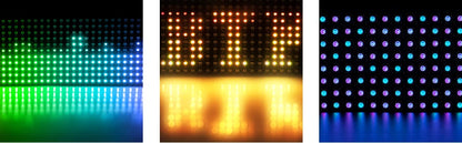 1-10Pcs WS2812B RGB Flexible 16x16 8x32 256Leds Pixel Panel Matrix Screen Led Module WS2812 IC ECO Individually Addressable DC5V