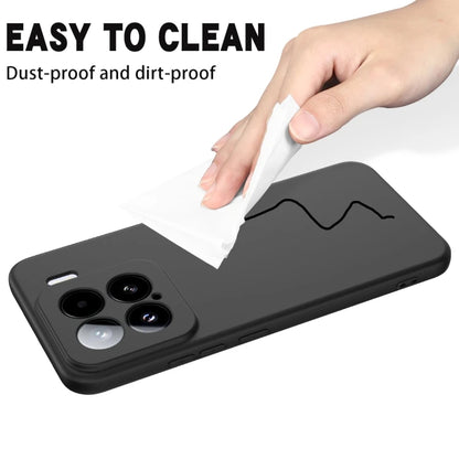 For Xiaomi 15 Solid Color Liquid Silicone Dropproof Full Coverage Phone Case