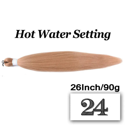 Braiding Hair Pre-stretched 26 Inch Hair Extensions for Afro Crochet Braids Synthetic Hair DIY Purple Pink Peach Red Jumbo Braid