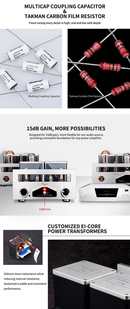 SC-6LSMK2 Stereo Vacuum Tube Preamplifier