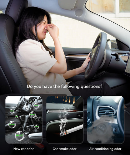 HIINST USB Rechargeable Essential Oil Aroma Diffuser & Car Air Freshener  Waterless Fragrance Nebulizer Machine with 10ml Bottle