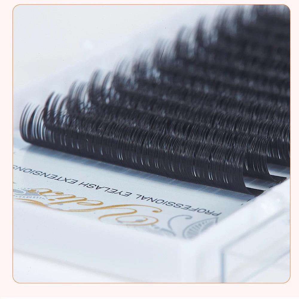 Yelix L Curl Lash Extension 8-15mm MIX Matte Mink Eyelashes Extension Individual Eyelashes L+/LU/M Curl Makeup False Lashes
