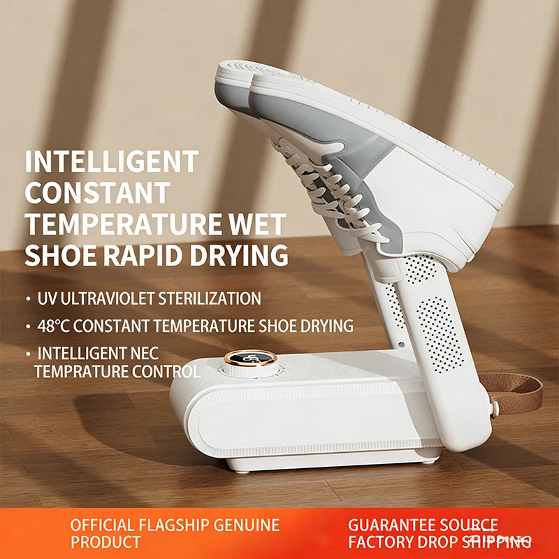 Electric Foldable Electric Shoe Boot Dryer 360° Heat Blower 3 Intelligent Timers Shoe Dryer