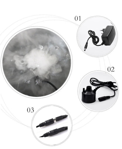 Industrial Incubator humidifier AC100-240V Ultrasonic Mist Maker Fogger Water Fountain Pond Atomizer Air Humidifier 4.8
