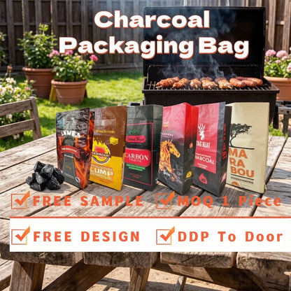 High Quality Handle Bag for 2kg Activated Charcoal Bag Bamboo Charcoal Packaging Bag with Honeycomb Paper Layer for Ignition