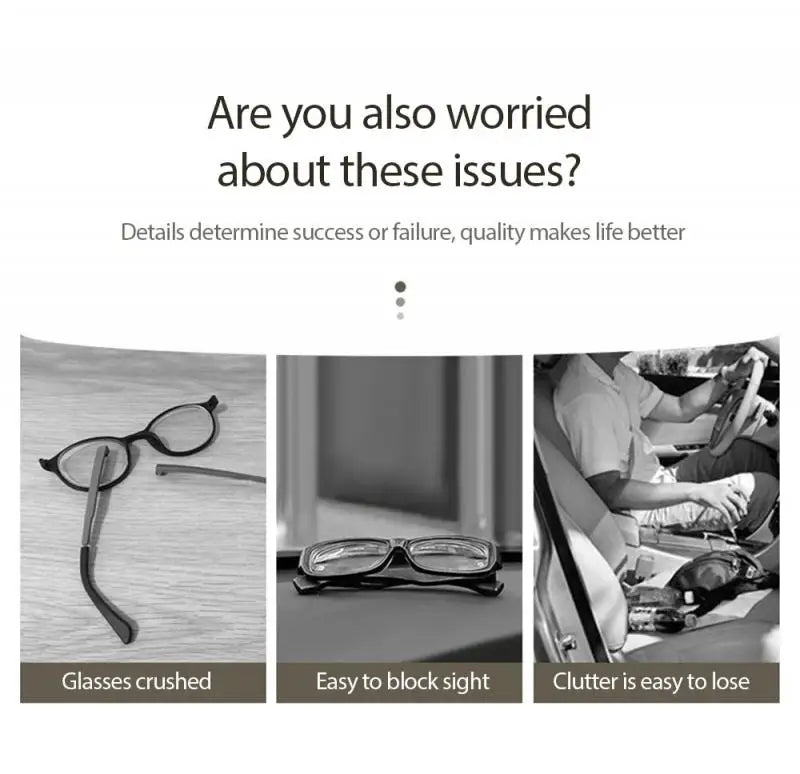 Glasses Clip Auto Car Sun Visor Glasses Bracket for Woman Men Glasses Holder Auto interior Accessories