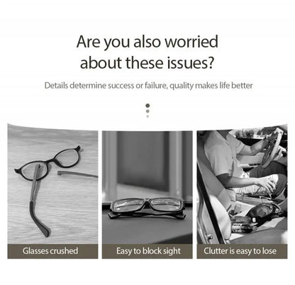 Glasses Clip Auto Car Sun Visor Glasses Bracket for Woman Men Glasses Holder Auto interior Accessories