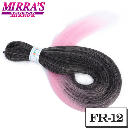 Braiding Hair Pre-stretched 26 Inch Hair Extensions for Afro Crochet Braids Synthetic Hair DIY Purple Pink Peach Red Jumbo Braid