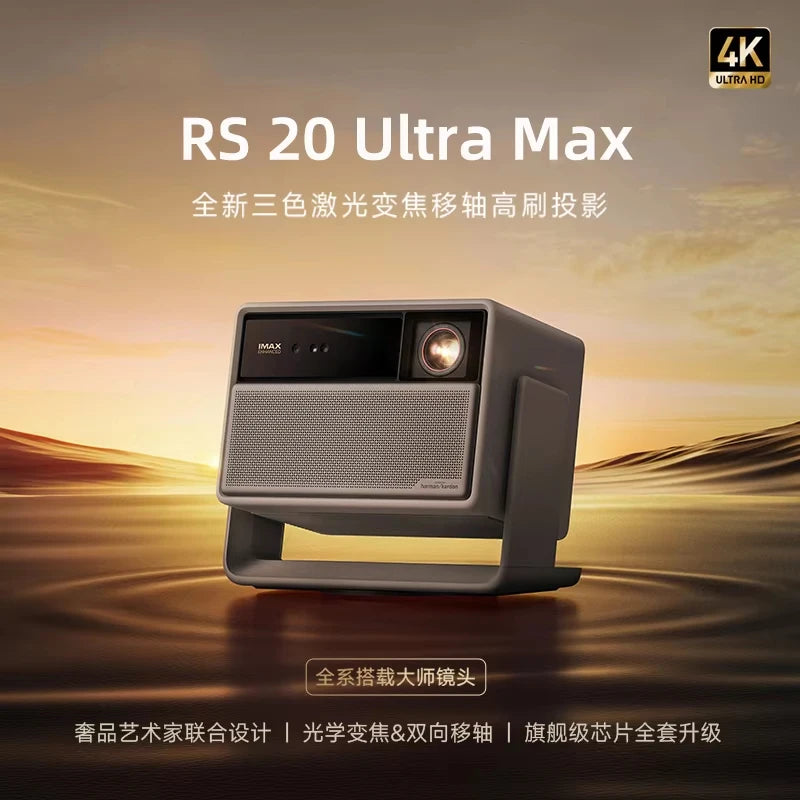 XGIMI RS 20 Ultra Max 4K Triple-Laser Cinema Projector 5700 ISO Lumen AndroidTV Auto Focus Keystone IMAX Enhanced Home Theater