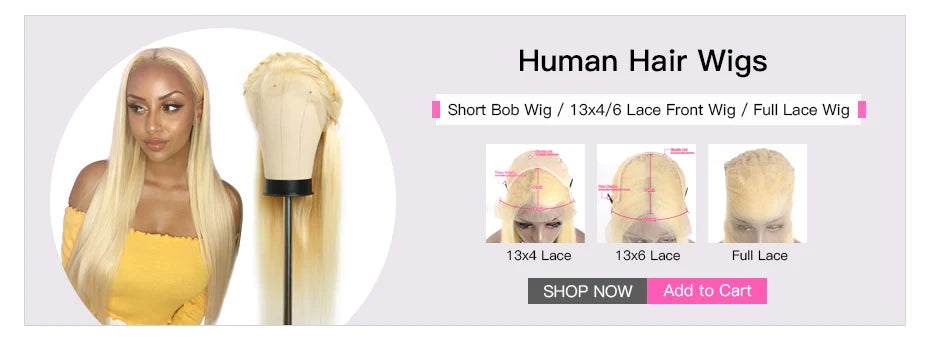 613 Blonde 1/3/4 Brazilian Hair Bundles Straight Weave Remy 100% Human Hair Weft 24 26 28 30 32 34 36 38 40 Inch Bundle Weaving