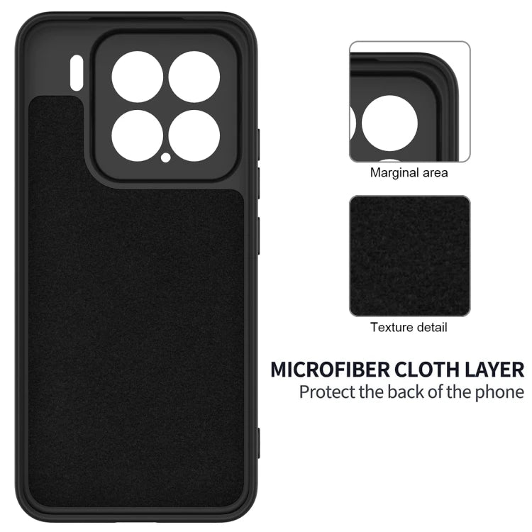 For Xiaomi 15 Solid Color Liquid Silicone Dropproof Full Coverage Phone Case