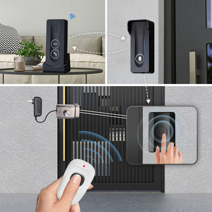 Wifi Smart Video Doorbell Smart Home Phone Security Camera With Intercom Voice Changer.