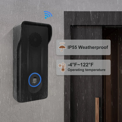 Wifi Smart Video Doorbell Smart Home Phone Security Camera With Intercom Voice Changer.