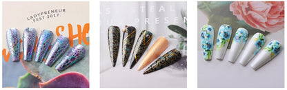 Makartt Nail Foil Glue Gel for Nail, Foil Gel Transfer for Nails Art Stickers Strong Adhesion Foil Transfer Gel Soak Off Salon