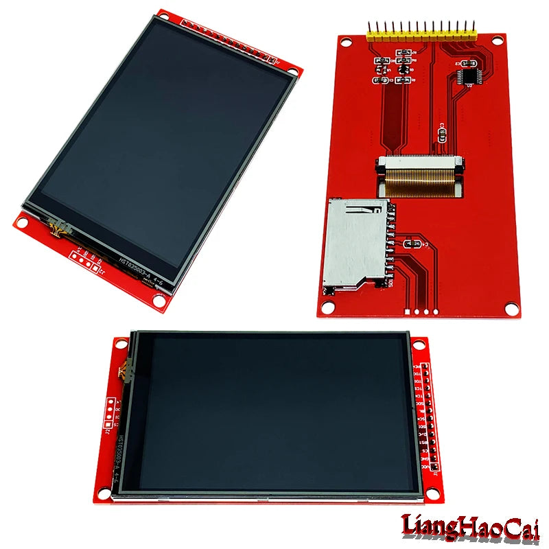 IPS HD 3.5 inch SPI serial LCD module 480*320 TFT module ILI9486 ILI9488 wide view 4 wire Touch panel 65K color adapter
