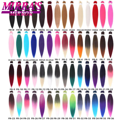 Braiding Hair Pre-stretched 26 Inch Hair Extensions for Afro Crochet Braids Synthetic Hair DIY Purple Pink Peach Red Jumbo Braid