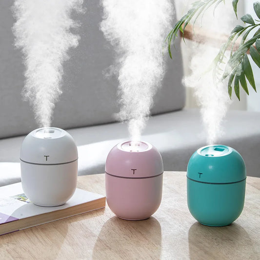 New 220ML Mini Air Humidifer Portable Ultrasonic Aroma Essential Oil Diffuser USB Mist Maker Aromatherapy Humidifiers for Home
