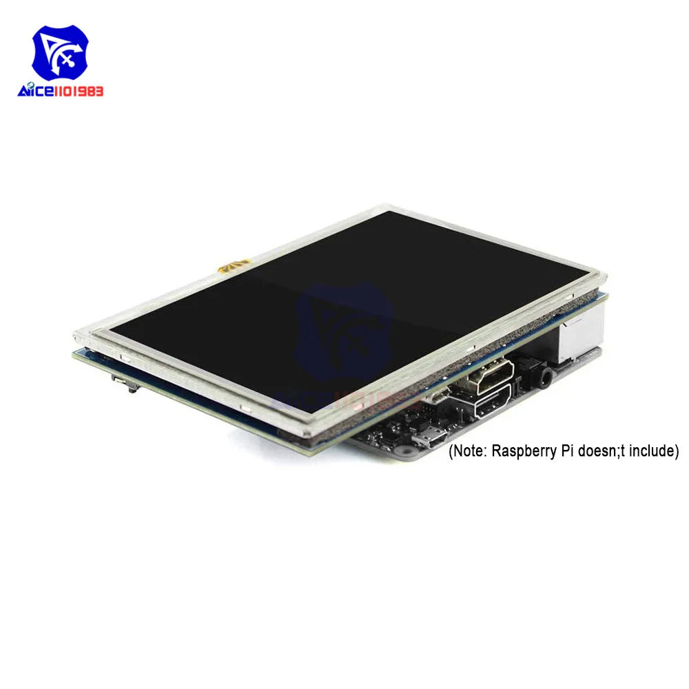 5 Inch Touch Screen ILI9486L 800x480 TFT LCD Display For Interface with Pen for Raspberry Pi 4B 3B+ 3B 2B+