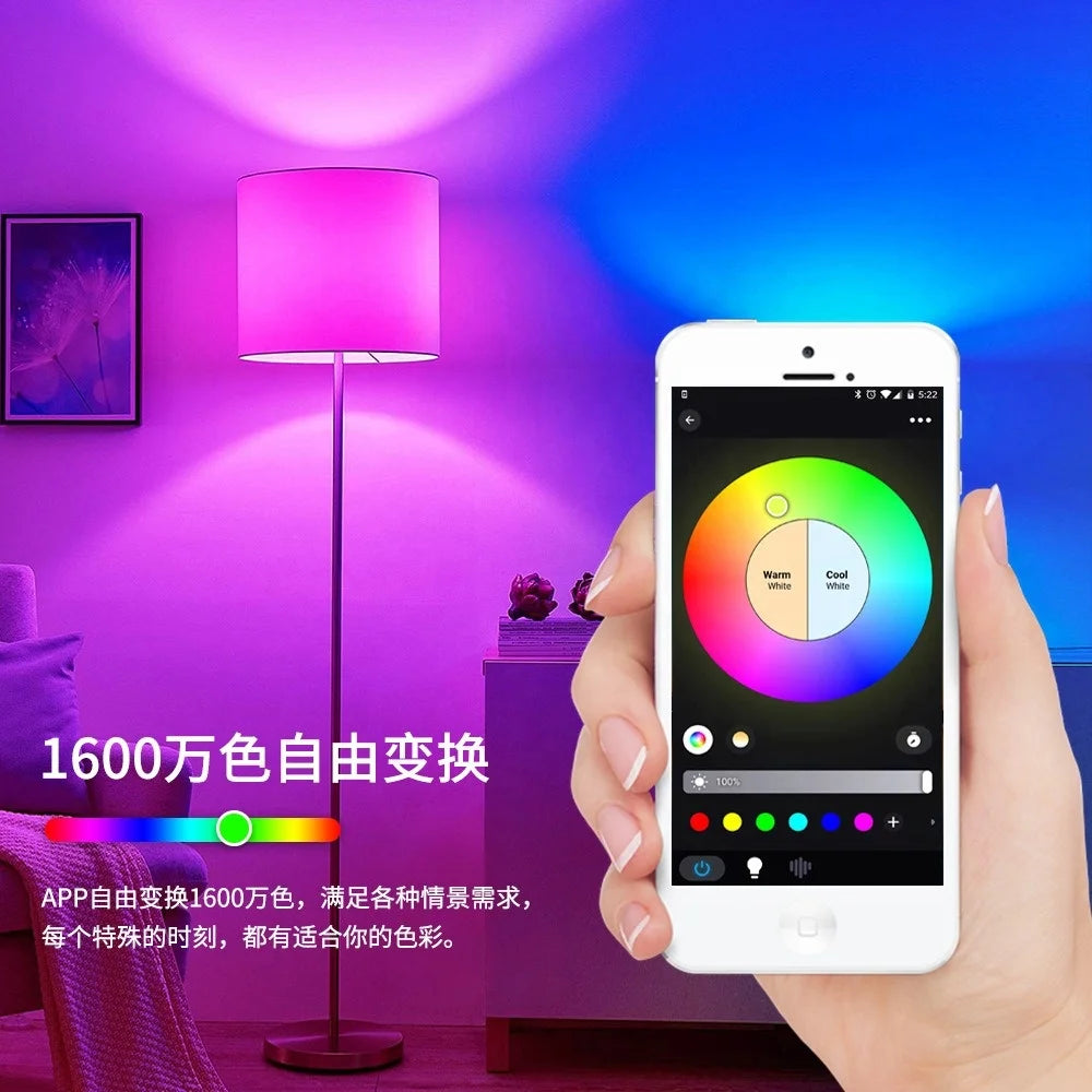 110V  220V RGBW CCT Led Light  E27 Dimming Control Surplife Tuya APP Wifi Smart LED Lighting Bulb