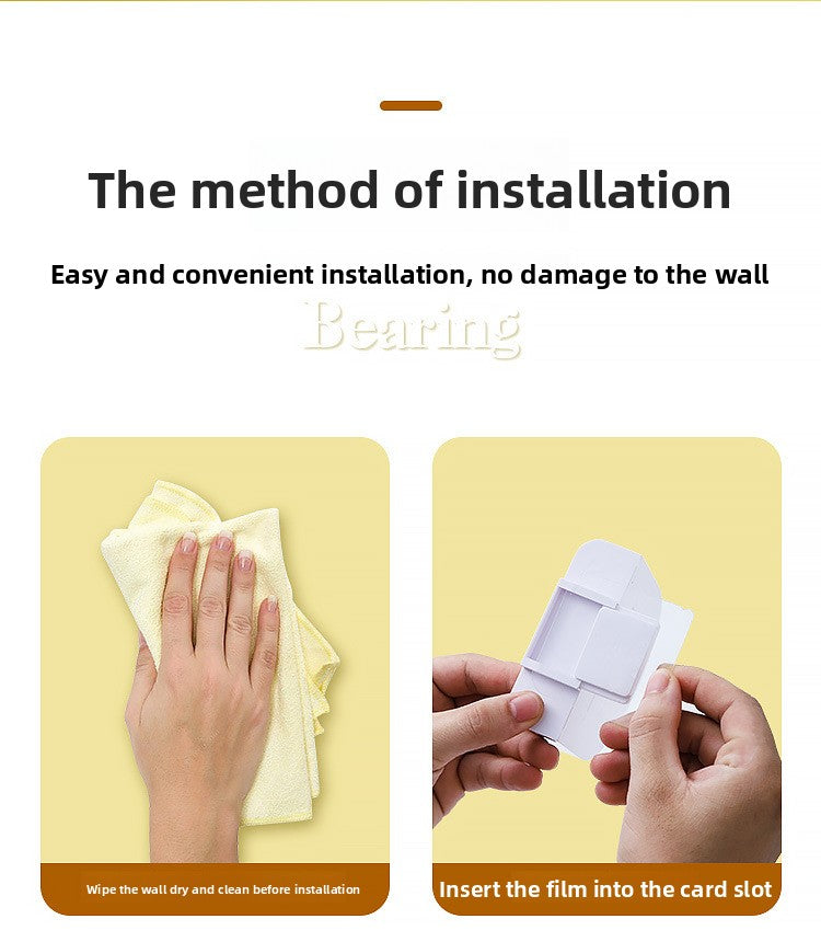 Punch-Free Security Surveillance Camera Stand New Traceless Wall-Mounted Bracket Home Self-Adhesive Drill-free Fixer 1pcs