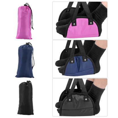 1Pcs Hot-Selling Portable Lazy Man Travel Footrest Adjustable Strap Foot Hammock Flight Bus Office Carry-on Feet Mat Accessories