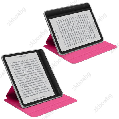 Magnetic Detachable for KOBO Libra Colour/Libra 2 N428 N418 7'' Ebook Case 360° Rotatable 2-in-1 Acrylic PU Leather Stand Cover