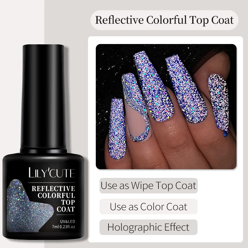 LILYCUTE Nude Crystal Rubber Base Gel Nail Polish Natural Color Semi Permanent UV Gel Soak Off Self Leveling Nail Gel Varnishes