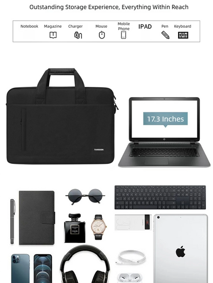 Laptop bag Sleeve Case Shoulder handBag For M3 M4 14 15 15.6 17 inch Macbook Air Pro 13.3 Huawei Asus Dell Notebook Briefcases