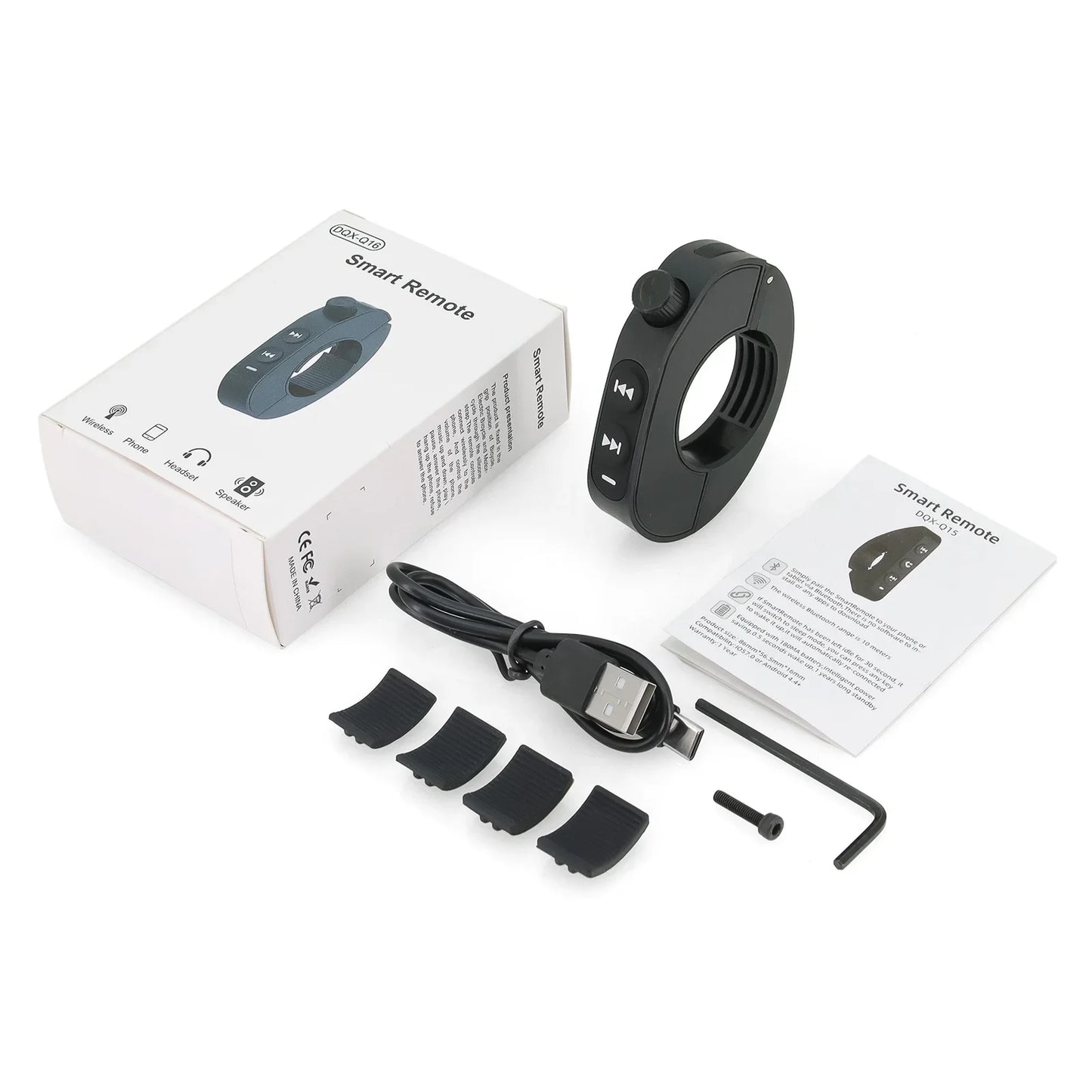 Bluetooth-compatible Wireless Smart Remote Wheels Switch Motorcycle Handlebar Media Controller Phone Remote For Cars Motorbikes