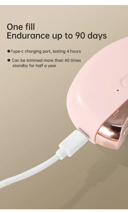 HOMEFISH Electric Nail Clipper 2 in 1 Grinding Polishing Multifunctional Portable Automatic Manicure Grinder