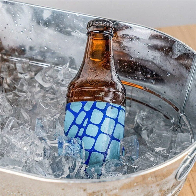 SOFT-Ice Buckets, Galvanized Tub - Drink Buckets For Parties, Beverage Tub For Barbecue Enthusiasts, Bucket For Drinks