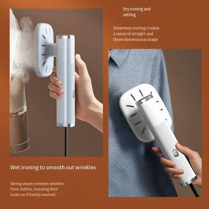 HOMFISH Handheld Iron Steamer 360° Ironing Small Garment Steamer USB Powered Electric Ironing Machine for Fabric Clothes Ironing