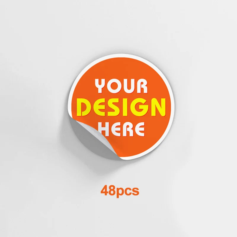 Custom-Made Event Stickers - Personalized Logo/Photo Decals for Weddings, Birthdays, Brand Promotion & Gift Packaging