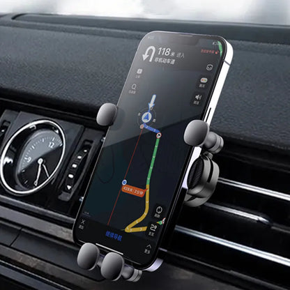 New Gravity Car Phone Holder for 4.7-7 inch Mobile Phone Car Air Vent Phone Mount Universal Shockproof GPS Clip Smartphone Stand